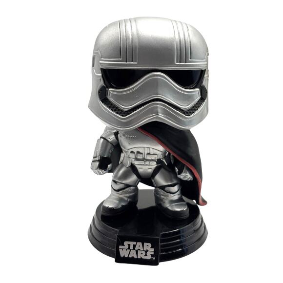 Funko Pop! Star Wars Bobble Head Lot, Phasma #65, Rey #104 Grogu #368, Loose - Picture 3 of 8